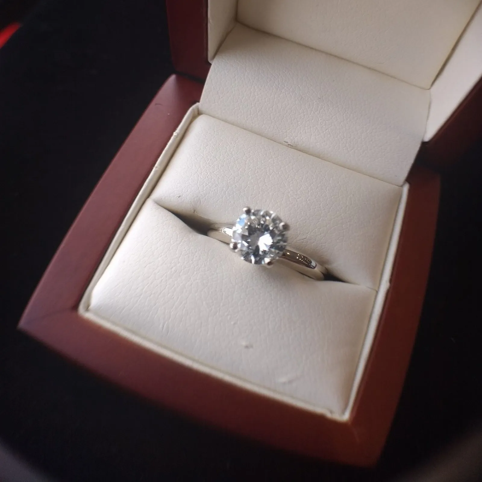 Diamond solitaire ring at Triple Diamond Pawn and Jewelry