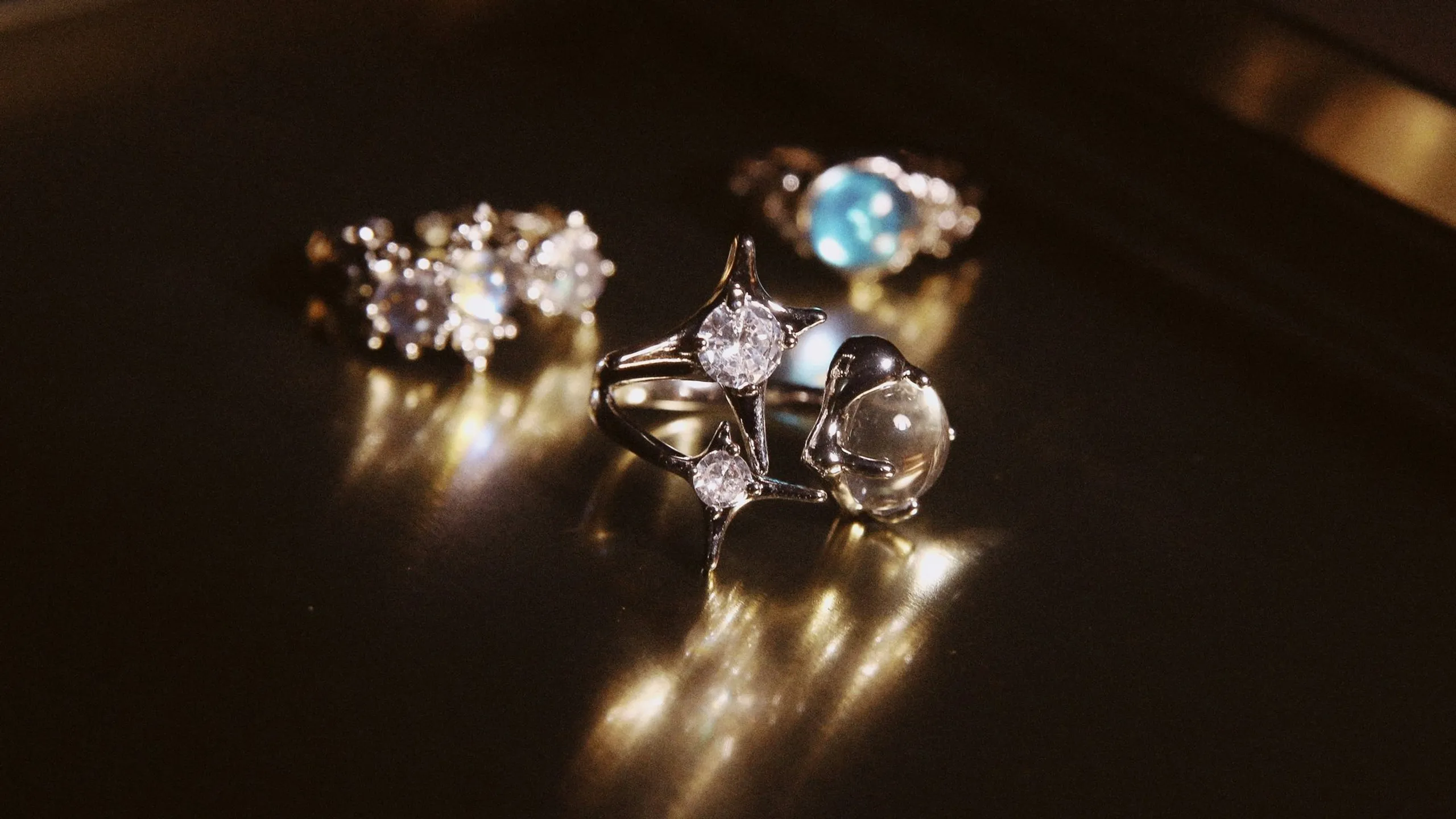 Diamond and gemstone rings at Triple Diamond Pawn and Jewelry